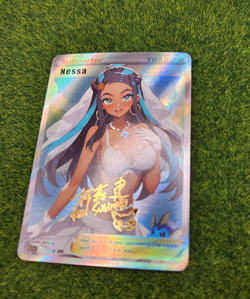 Nessa Pokemon Waifu Goddess Story Waifu Card Girl Holo Anime Super Hot - Image 1