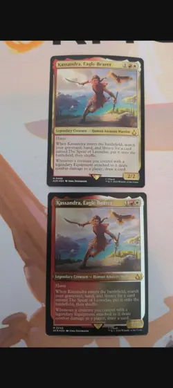 MTG Assassin's Creed Kassandra Eagle Bearer 0240 Etched 0059 Foil - Image 1