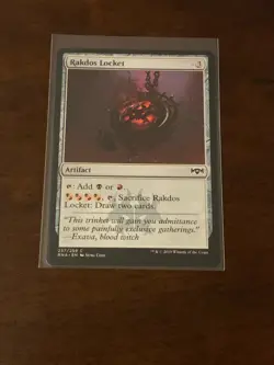 Magic the Gathering Ravnica Allegiance Rakdos Locket - Image 1