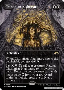 Chthonian Nightmare (Borderless) [MH3 - 330] - NM [Normal] TCG MTG - Image 1