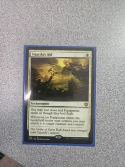 Magic the Gathering Commander Legends Sigarda's Aid #384 - Image 1