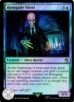 Renegade Silent - Foil - Doctor Who - 53 NM - Image 1
