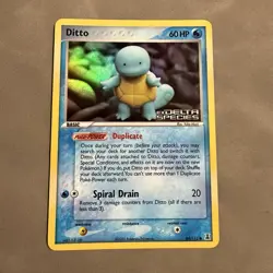 Pokemon Ditto Ex Delta Species #64/113 - Reverse Holo Stamped MP/LP - Image 1