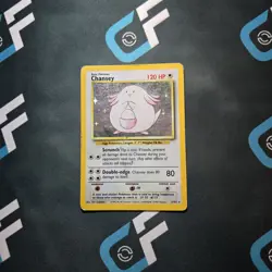 Chansey 003/102 Base Set Holo Rare Pokemon TCG - Image 1