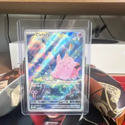 Pokemon Clefairy Holo Basic Fairy Card 094/094 English 2022 Saya Tsuruta - Image 1