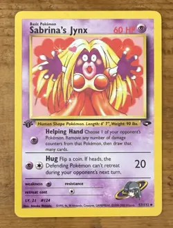 Pokemon TCG Sabrina’s Jynx #57/132 Gym Challenge Non Holo 1st Edition Vintage - Image 1