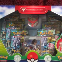 Pokemon GO Special Collection Box Alolan Exeggutor V Team Mystic Instinct Valor - Image 5