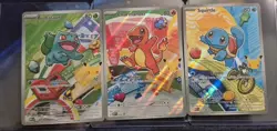 Pokemon TCG First Partner Illustration Collection, Series 1 Kanto GEN 1 Starters - Image 1