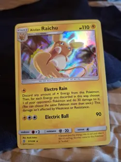 Alolan Raichu 57/236 Sm-Unified Minds Holo - Pokemon TCG Lp - Image 1