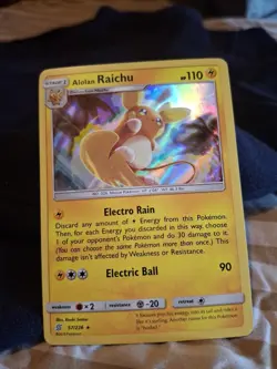 Alolan Raichu 57/236 Sm-Unified Minds Holo - Pokemon TCG Lp - Image 2