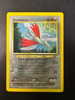 Pokemon TCG - Skarmory 23/34 Rare - Neo Revelation NM- - Image 1
