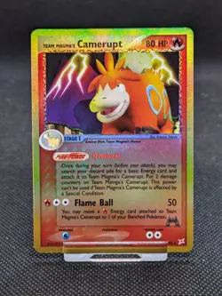 Pokemon Team Magma's Camerupt REVERSE 19/95 EX Team Magma VS Team Aqua LP-NM - Image 1