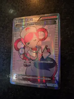 Pokemon Center Lady 105/106 Flashfire Ultra Rare Full Art Holo Trainer-Supporter - Image 2