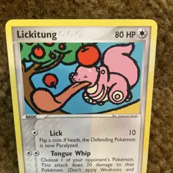 Pokemon TCG EX Fire Red Leaf Green Lickitung #37/112 - Image 2