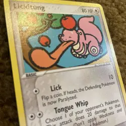 Pokemon TCG EX Fire Red Leaf Green Lickitung #37/112 - Image 4