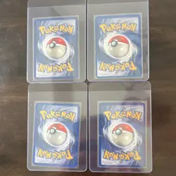 Pokemon Base Set Lot Ninetales Vaporeon Poliwrath Ditto Wizards of the Coast - Image 2