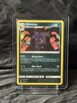 Greninja 117/214 NM Rare Reverse Holo Unbroken Bonds 2019 Pokemon TCG - Image 3