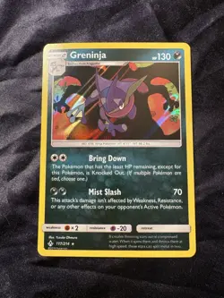 Greninja 117/214 NM Rare Reverse Holo Unbroken Bonds 2019 Pokemon TCG - Image 4