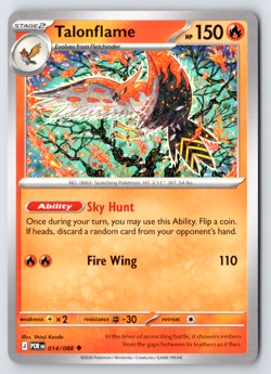Talonflame 014/088 ME03: Perfect Order Pokemon TCG - Image 1
