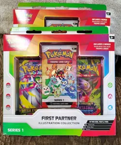 Pokemon TCG First Partner Illustration Collection Series 1 New Lot Of 3 - Image 3