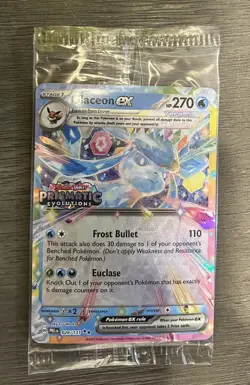 Pokemon TCG Glaceon ex 26/131 Prismatic Evolutions Stamped Promo SEALED - Image 1