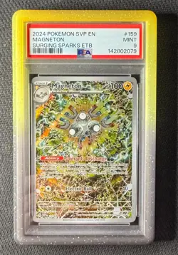 Pokemon Magneton 159 Black Star Promo PSA 9 MINT - Image 1