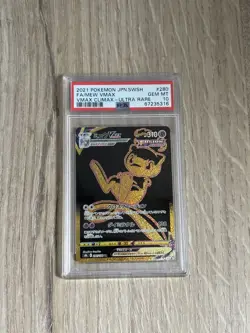 Pokemon Mew VMAX Secret Rare TG30 Lost Origin Trainer Gallery PSA 10 Holo - Image 1