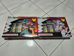 Pokemon Dark Sylveon V and Lance's Charizard V Celebrations Collection Set 820650809392 - Image 1