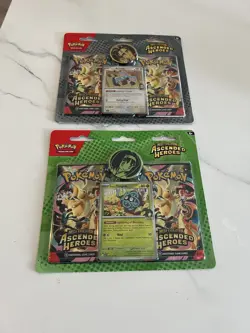 Pokemon TCG Ascended Heroes 2 Pack Blister New Sealed. X2 One Of Each Variant - Image 1