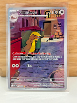 Gumshoos #153/132 2025 Pokemon ME01 Mega Evolution Illustration Rare NM - Image 1