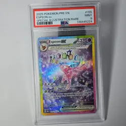 Pokemon Espeon ex Special Illustration Rare 155/131 Prismatic Holo PSA 9 2025 - Image 1