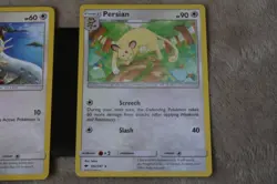 Pokemon TCG Burning Shadows MEOWTH 101/147 + PERSIAN 102/147 - Image 3