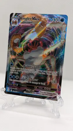 Pokemon TCG Kingler VMAX Sword & Shield: Brilliant Stars 029/172 Holo Ultra Rare - Image 1