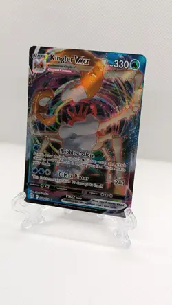 Pokemon TCG Kingler VMAX Sword & Shield: Brilliant Stars 029/172 Holo Ultra Rare - Image 2