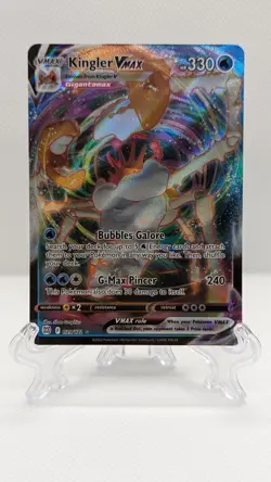 Pokemon TCG Kingler VMAX Sword & Shield: Brilliant Stars 029/172 Holo Ultra Rare - Image 3