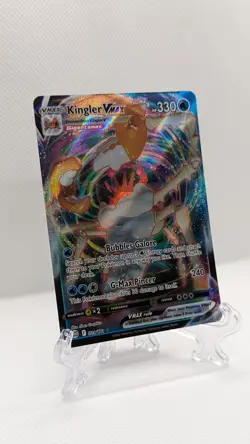 Pokemon TCG Kingler VMAX Sword & Shield: Brilliant Stars 029/172 Holo Ultra Rare - Image 4