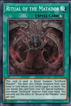 Yugioh! 3x Ritual of the Matador Maze of the Muertos PREORDER - Image 1