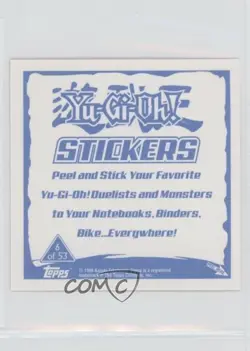 Yami Bakura Topps YuGiOh Sticker Collection #6 2002 - Image 2