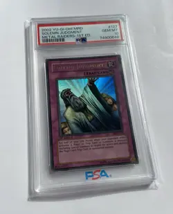 Ultra Rare YuGiOh Solemn Judgment MRD 1st Edition PSA 10 POP 93! - Image 3