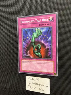 Yugioh - Bottomless Trap Hole - SDDE-EN032 - Common - 1st Edition - VLP - Image 3