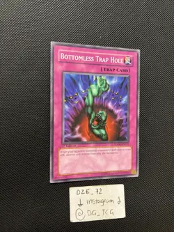 Yugioh - Bottomless Trap Hole - SDDE-EN032 - Common - 1st Edition - VLP - Image 4