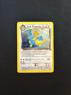 Pokemon TCG Dark Dragonite 5/82 Team Rocket Holo Rare Unlimited WOTC Vintage - Image 1