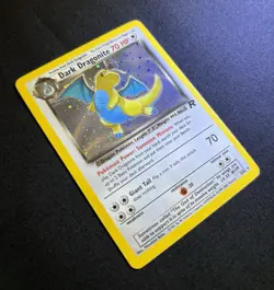 Pokemon TCG Dark Dragonite 5/82 Team Rocket Holo Rare Unlimited WOTC Vintage - Image 2