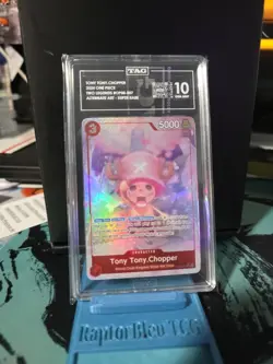 TAG 10 Tony Tony Chopper Alt Art OP08-007 2024 not PSA 10 🔥 #1 HIGHEST RANKED!! - Image 1