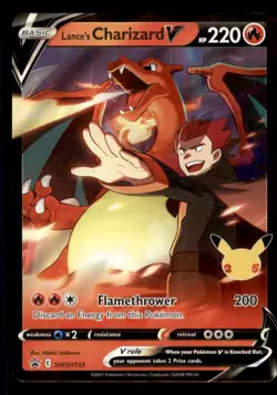 Lance's Charizard V Promo Holofoil SWSH: Sword & Shield Promo Cards SWSH133 NM - Image 1