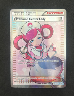 2014 POKEMON XY FLASHFIRE 105/106 POKEMON CENTER LADY - LP - Image 1