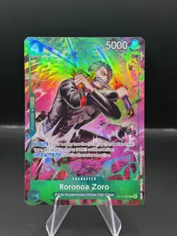 SHIPS TODAY One Piece TCG OP-15/EB04 Roronoa Zoro OP13–037 Treasure Rare - Image 1
