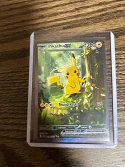 Pikachu EX 276/217 Mega Evolutions: Ascended Heroes Special Illustration Rare - Image 1