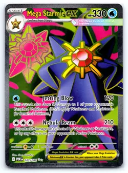 Pokemon Mega Starmie ex ME03: Perfect Order ME03 Ultra Rare Holofoil 102/088 NM - Image 1