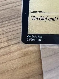 Disney Lorcana Olaf - Friendly Snowman DEMO CARD - Rare 🔥 - Image 5